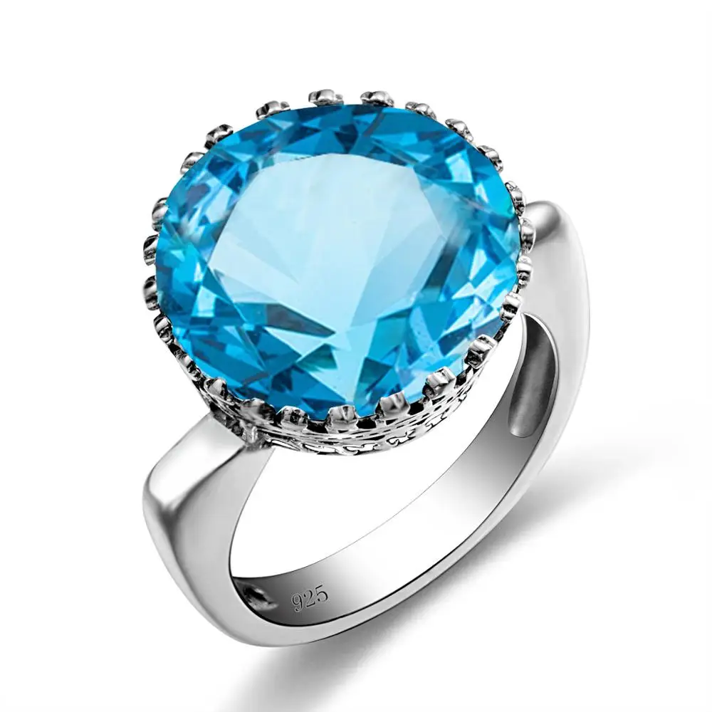 Szjinao Silver Rings For Women Blue Topaz Womens Ring Big Gemstone Round Viking Geometric Carve Silver 925 Jewelry Wedding Gift
Szjinao Silver Rings For Women Blue Topaz Womens Ring Big Gemstone Round Viking Geometric Carve Silver 925 Jewelry Wedding Gift