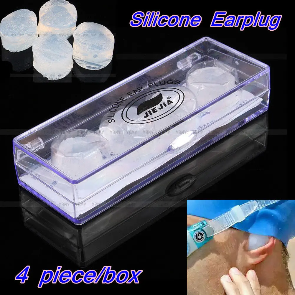 4Pcs Soft Silicone Earplugs For Water Swimming Sleep Noise Reducing Transparent Comfortable Earplugs
4Pcs Soft Silicone Earplugs For Water Swimming Sleep Noise Reducing Transparent Comfortable Earplugs