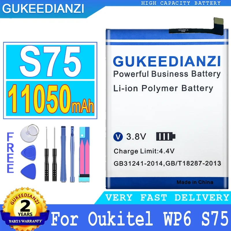 11050mAh GUKEEDIANZI Battery For Oukitel WP6 S75 Big Power Bateria
11050mAh GUKEEDIANZI Battery For Oukitel WP6 S75 Big Power Bateria