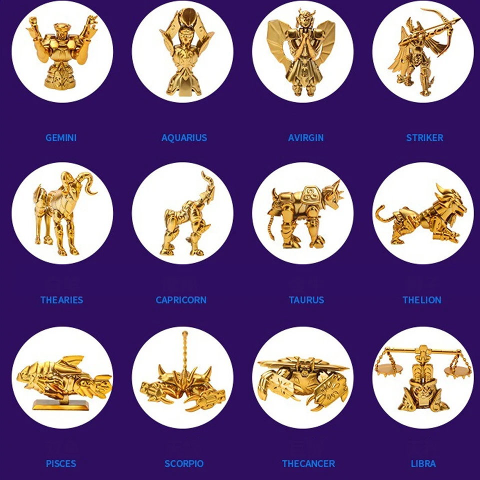 12 pcs/set Saint Seiya mystical clothes golden Saint PVC action figures Collectible Model toys Anime movie Saint Seiya
12 pcs/set Saint Seiya mystical clothes golden Saint PVC action figures Collectible Model toys Anime movie Saint Seiya