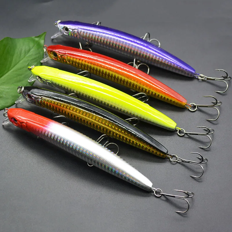 3D Eyes Anti-Corrosion Freshwater Fishing Lure Hard Bait 145mm/27g Artificial Minnow Wobbler High Quality Plastic Fishing Bait
3D Eyes Anti-Corrosion Freshwater Fishing Lure Hard Bait 145mm/27g Artificial Minnow Wobbler High Quality Plastic Fishing Bait