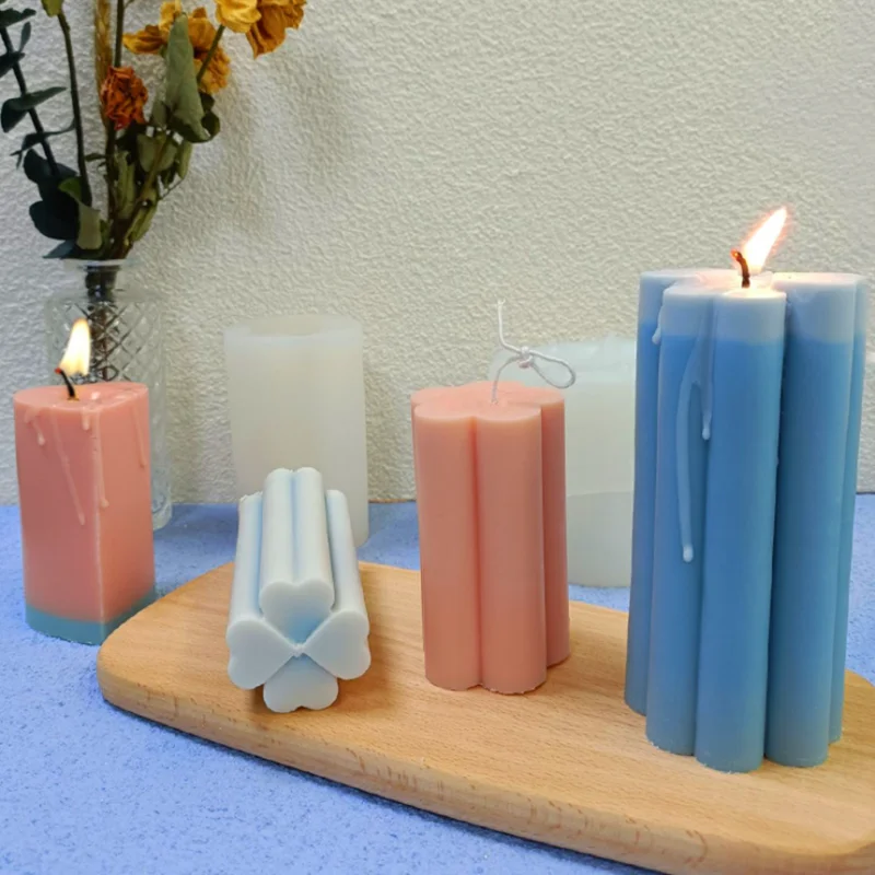 DIY Aromatherapy Candle Mold Four-leaf Clover Flower Candle Mold Big Heart Love Handmade Candle Soap Silicone Mold Candle Making
DIY Aromatherapy Candle Mold Four-leaf Clover Flower Candle Mold Big Heart Love Handmade Candle Soap Silicone Mold Candle Making