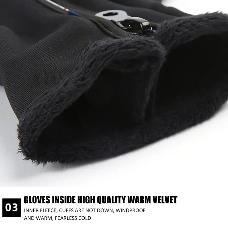 Unisex Touchscreen Waterproof Zipper Winter Car Motorcycle Bicycle Warm Gloves Outdoor Camping Hiking Sports Snow Windstopper
Unisex Touchscreen Waterproof Zipper Winter Car Motorcycle Bicycle Warm Gloves Outdoor Camping Hiking Sports Snow Windstopper