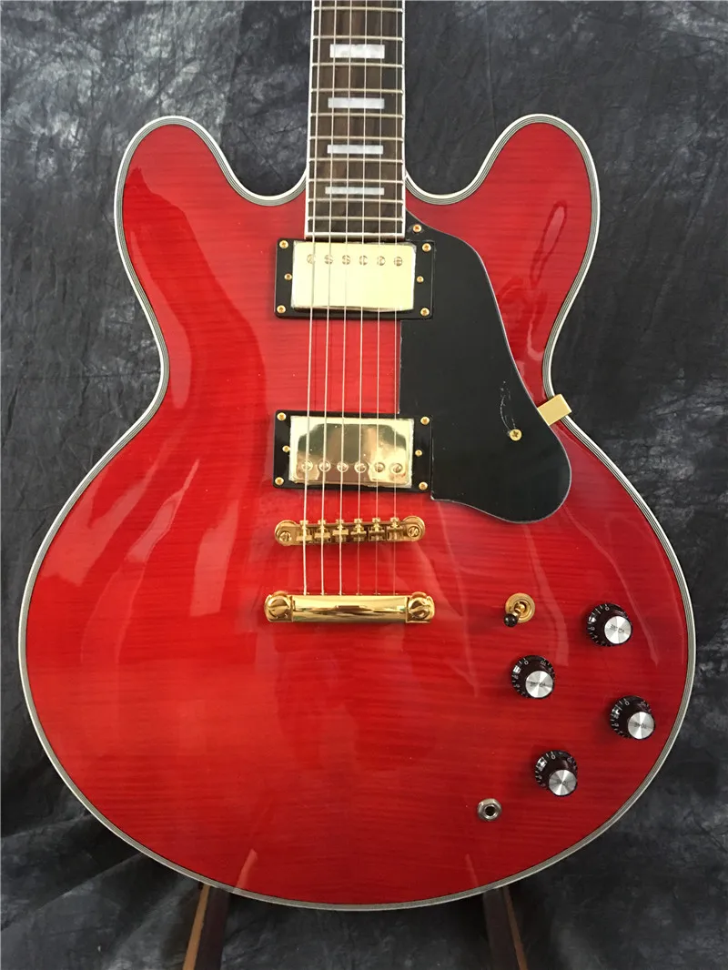 Wholesale high quality jazz electric guitar, red, jazz guitar, rosewood fingerboard. Can be customized
Wholesale high quality jazz electric guitar, red, jazz guitar, rosewood fingerboard. Can be customized