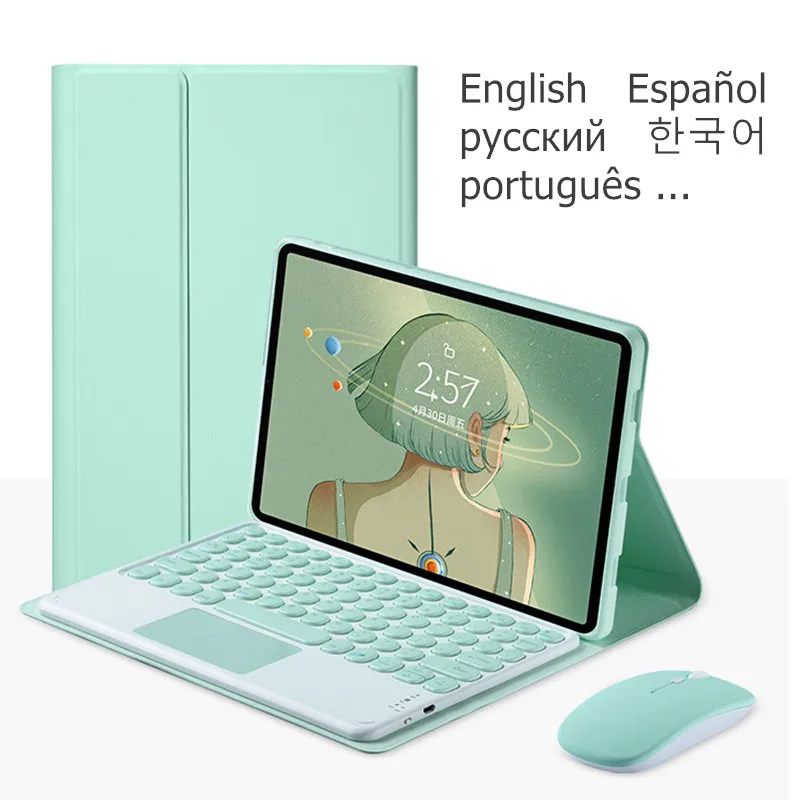 Touchpad Keyboard Case for Lenovo Tab M10 HD Plus 10.3 inch TB-X606F X606X Tablet Case Trackpad Russian Spanish Korean Keyboard
Touchpad Keyboard Case for Lenovo Tab M10 HD Plus 10.3 inch TB-X606F X606X Tablet Case Trackpad Russian Spanish Korean Keyboard