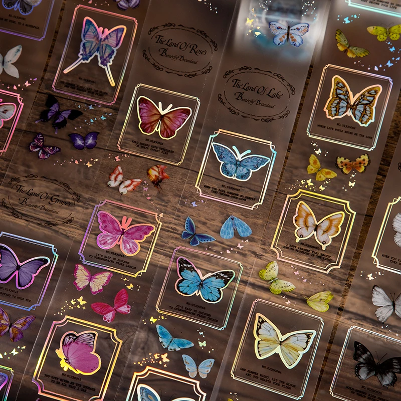 3mx5cm Hot silver Butterfly Sticker tape DIY Scrapbooking Diary Album Stationery masking tape Decorative INS adhesive Labels
3mx5cm Hot silver Butterfly Sticker tape DIY Scrapbooking Diary Album Stationery masking tape Decorative INS adhesive Labels