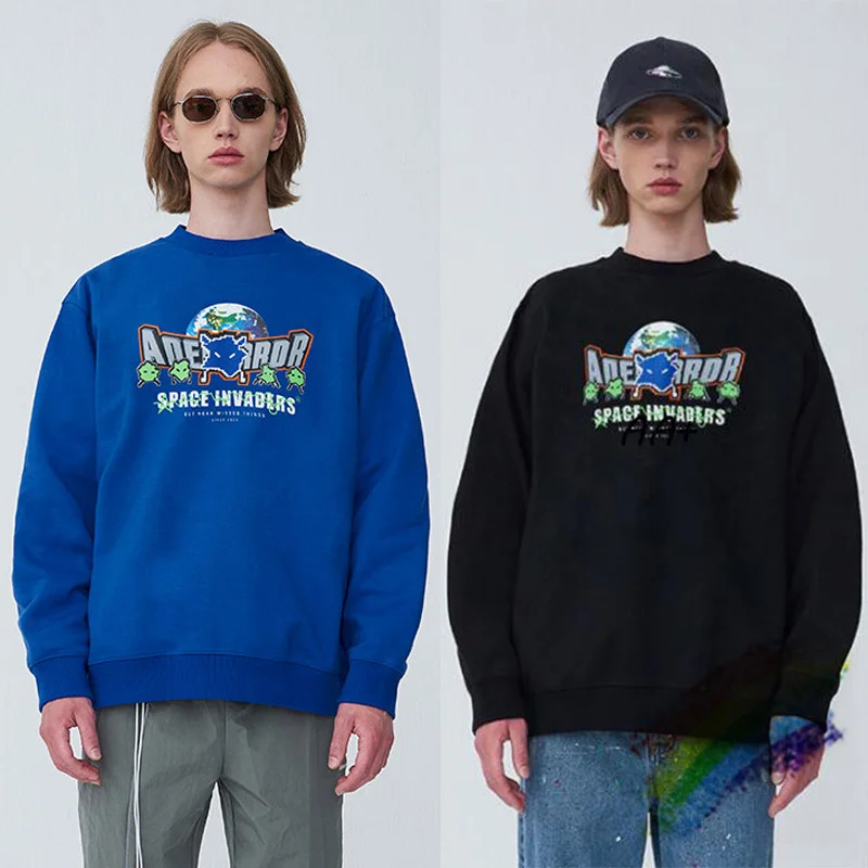 2021FW Adererror Crewneck Sweatshirt Men Women Alien invasion pattern Print Ader error Hoodie Korean Adererror Sweatshirts
2021FW Adererror Crewneck Sweatshirt Men Women Alien invasion pattern Print Ader error Hoodie Korean Adererror Sweatshirts