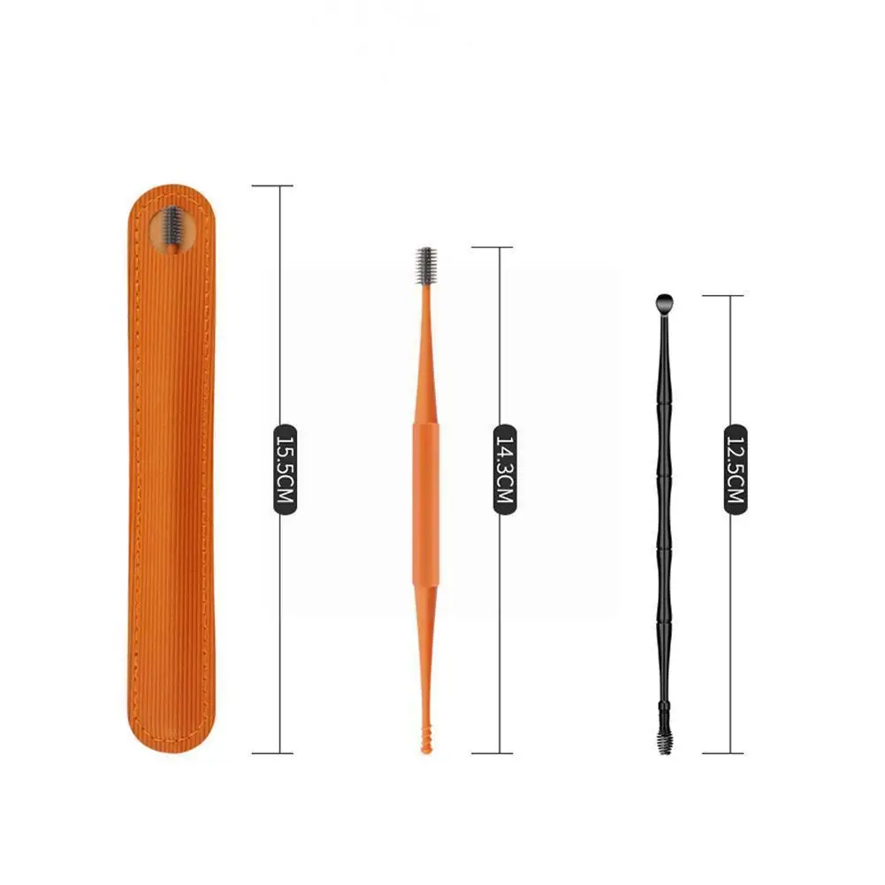 1set Ear Wax Removal Tool Ear Cleaning Sticks Earpick Silicone Double Remover 360° Swab Ear Pick Ear Cleaner M3n9
1set Ear Wax Removal Tool Ear Cleaning Sticks Earpick Silicone Double Remover 360° Swab Ear Pick Ear Cleaner M3n9