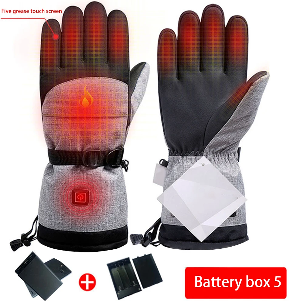 One Pair Electric Thermal Ski Gloves Rechargeable Battery Heated Gloves Cycling Motorcycle Bicycle Ski Gloves Unisex Heated
One Pair Electric Thermal Ski Gloves Rechargeable Battery Heated Gloves Cycling Motorcycle Bicycle Ski Gloves Unisex Heated