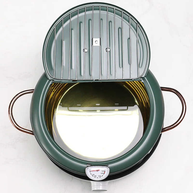 Small Household Stainless Steel Deep Fryer Temperature-Controlled Fuel-Efficient Small Deep Fryer Cooker Gas Stove Universal
Small Household Stainless Steel Deep Fryer Temperature-Controlled Fuel-Efficient Small Deep Fryer Cooker Gas Stove Universal