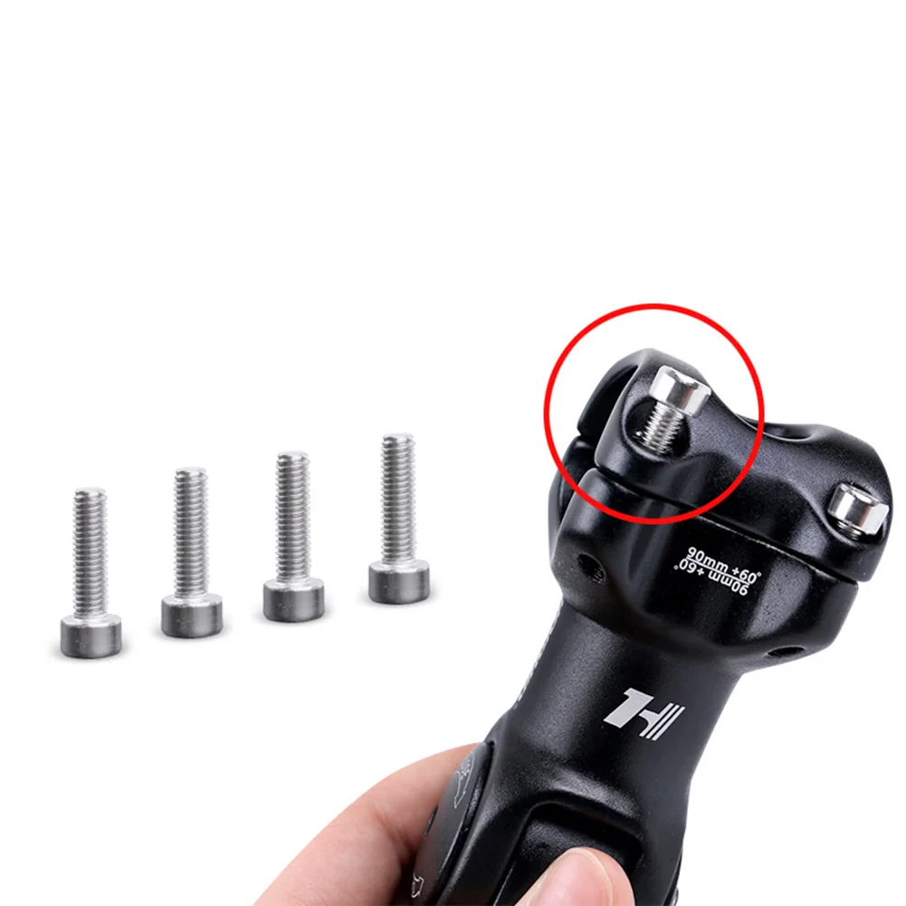 4pcs Bicycle Stem Bolt Kit M5*18mm Anti-Rust Road Bicycle Fixed Screws Stainless Steel Bicycle Stem MTB Accesorios
4pcs Bicycle Stem Bolt Kit M5*18mm Anti-Rust Road Bicycle Fixed Screws Stainless Steel Bicycle Stem MTB Accesorios