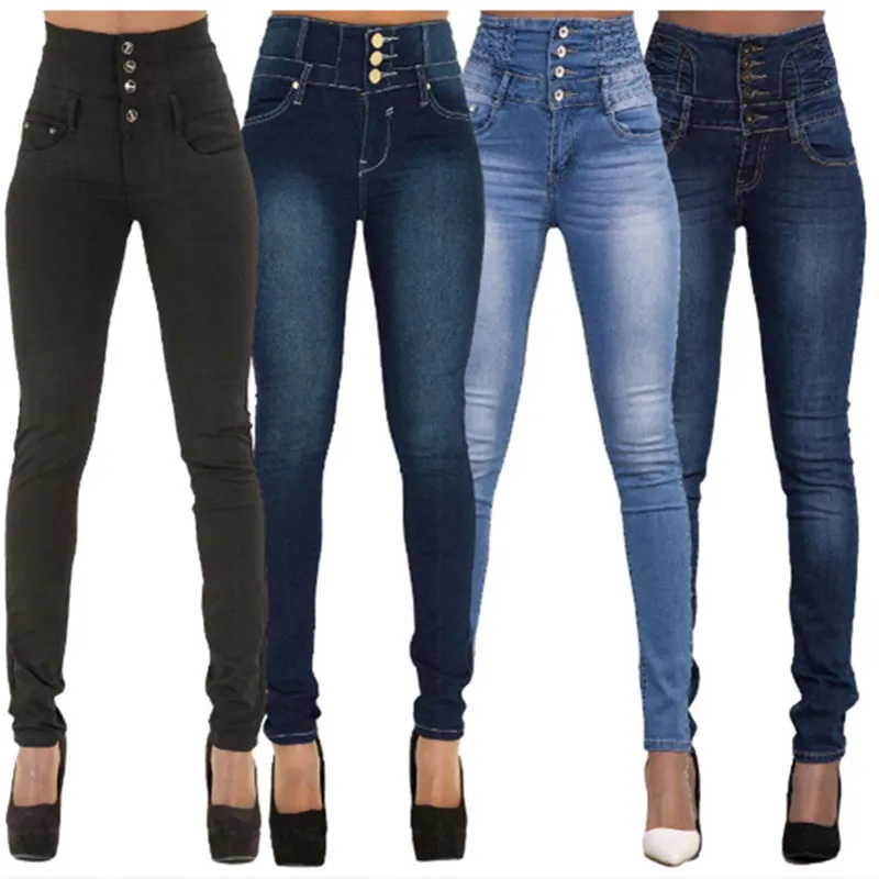 Women's High Waist Pencil Jeans Slim Button Pocket Ladies Denim Pants 2021 Fall Winter Retro Streetwear Pants Women's Bottom
Women's High Waist Pencil Jeans Slim Button Pocket Ladies Denim Pants 2021 Fall Winter Retro Streetwear Pants Women's Bottom