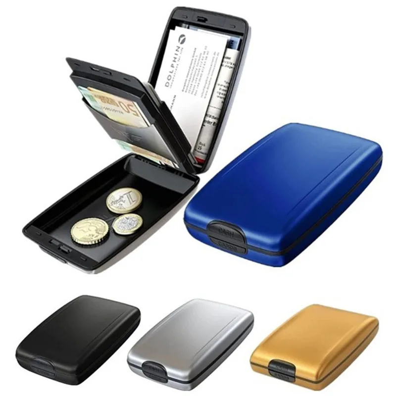 1PC Aluminum Metal Anti-Scan RFID Credit Blocking Wallet Business Card Protection Holder Case
1PC Aluminum Metal Anti-Scan RFID Credit Blocking Wallet Business Card Protection Holder Case