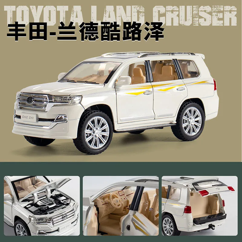 SVIP 1:24 1:32 TOYOTA LAND CRUISER SUV Car Model Alloy Die Cast Classic Luxury Cars Favorites Gift Kids Toys Cars Free Shipping
SVIP 1:24 1:32 TOYOTA LAND CRUISER SUV Car Model Alloy Die Cast Classic Luxury Cars Favorites Gift Kids Toys Cars Free Shipping