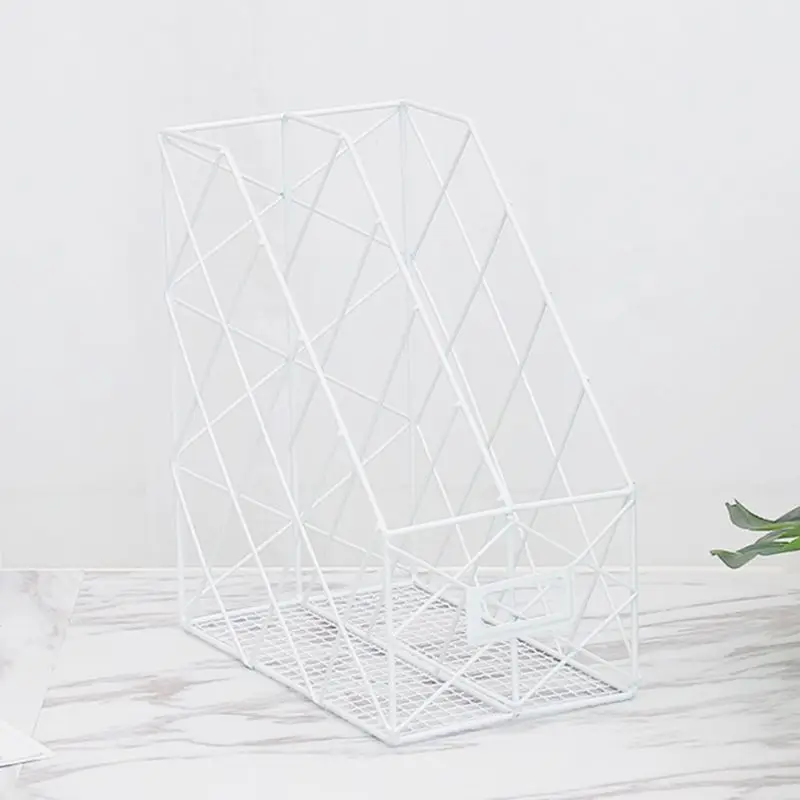 Iron Grid File Holder Simple Double Layer Desk Shelf Magazine Book Storage Rack
Iron Grid File Holder Simple Double Layer Desk Shelf Magazine Book Storage Rack