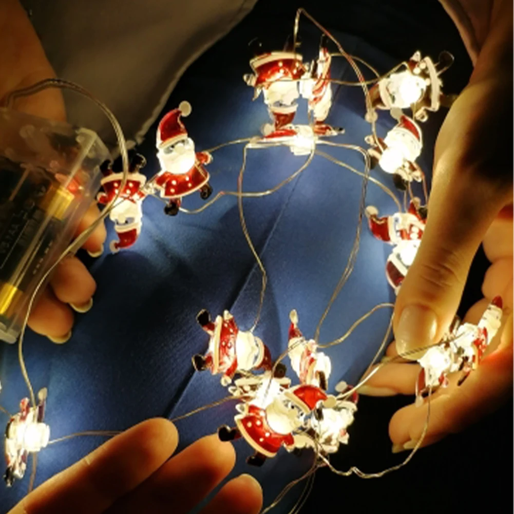 20 LED Santa Claus Christmas Tree LED String Lights Garland 2M Christmas Fairy Light For Indoor Outdoor Home Party Holiday Decor
20 LED Santa Claus Christmas Tree LED String Lights Garland 2M Christmas Fairy Light For Indoor Outdoor Home Party Holiday Decor