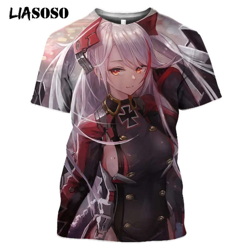 LIASOSO 3D Print Unisex Anime Azur Lane Cute Girls Tshirt Summer Cool T-shirt Casual Harajuku Pullover Short Sleeve Hip Pop Tops
LIASOSO 3D Print Unisex Anime Azur Lane Cute Girls Tshirt Summer Cool T-shirt Casual Harajuku Pullover Short Sleeve Hip Pop Tops