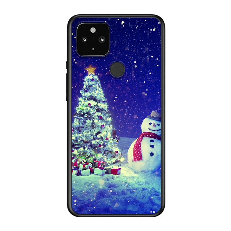 Christmas Snowman Soft TPU Silicone Black Cover For Google Pixel 5 4A 5G 4 XL Phone Case 
Christmas Snowman Soft TPU Silicone Black Cover For Google Pixel 5 4A 5G 4 XL Phone Case