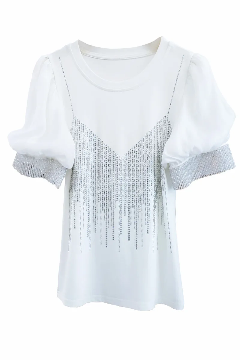 2021 New Summer Young Glossy Versatile Retro Ins Trendy Clothes Short Sleeve T-shirt for Women
2021 New Summer Young Glossy Versatile Retro Ins Trendy Clothes Short Sleeve T-shirt for Women