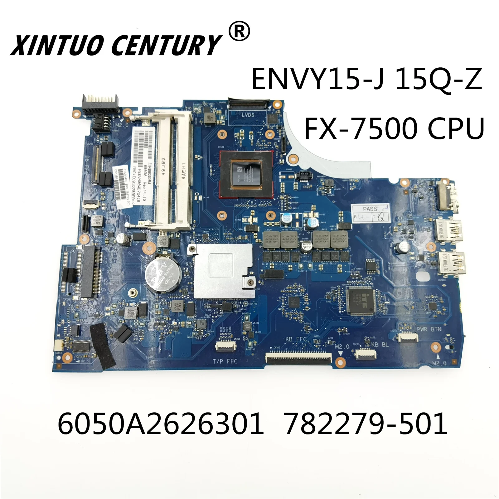 For HP ENVY15-J 15Q-Z M6-N M6-N113DX Laptop Motherboard 782279-501 782279-001 6050A2626301 FX-7500 CPU DDR3 100% test
For HP ENVY15-J 15Q-Z M6-N M6-N113DX Laptop Motherboard 782279-501 782279-001 6050A2626301 FX-7500 CPU DDR3 100% test