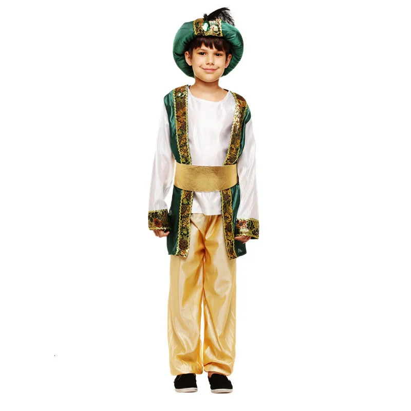 Children's Arab prince, Halloween children's clothing Arab king Boys Costume Cosplay Fancy Dress With Hat Suit jumpsuit
Children's Arab prince, Halloween children's clothing Arab king Boys Costume Cosplay Fancy Dress With Hat Suit jumpsuit