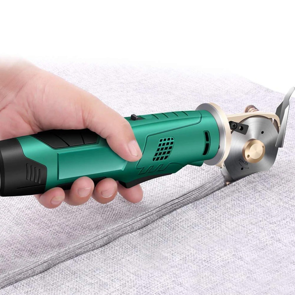 Electric Scissors Cordless Fabric Green Round Machine Handheld Automatic Sharpening Function For Cloth Textile Leather
Electric Scissors Cordless Fabric Green Round Machine Handheld Automatic Sharpening Function For Cloth Textile Leather