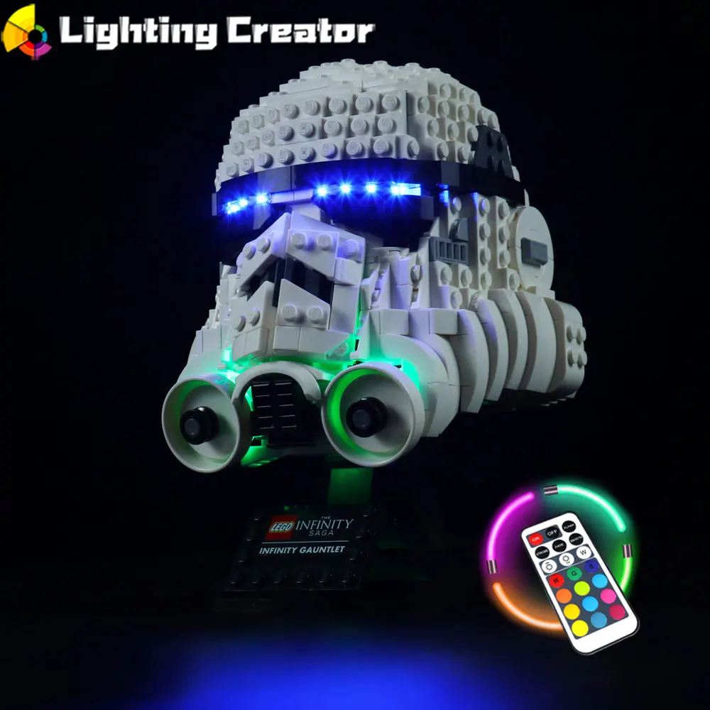 RGB RC LED Light Set For 75276 Stormtrooper Helmet Diy Remote Control LED Light Toys Only Lighting Kit NOT Include Model
RGB RC LED Light Set For 75276 Stormtrooper Helmet Diy Remote Control LED Light Toys Only Lighting Kit NOT Include Model