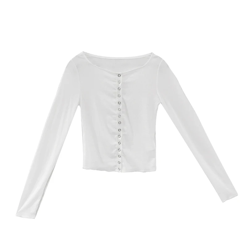 American spice girl sexy slightly transparent thin single breasted knitted cardigan women's Retro slim bottomed navel exposed
American spice girl sexy slightly transparent thin single breasted knitted cardigan women's Retro slim bottomed navel exposed