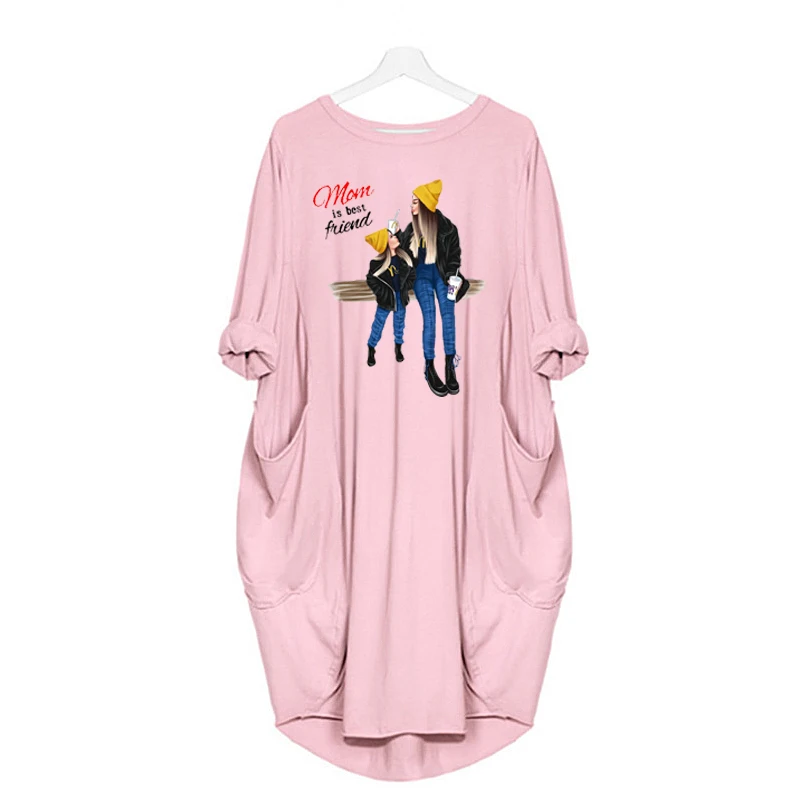 Plus Size Dresses Women Long Sleeve Dress Casual Mom Print o Neck Pocket Ladies Loose Harajuku Robes Femme Vintage Party Vestido
Plus Size Dresses Women Long Sleeve Dress Casual Mom Print o Neck Pocket Ladies Loose Harajuku Robes Femme Vintage Party Vestido
