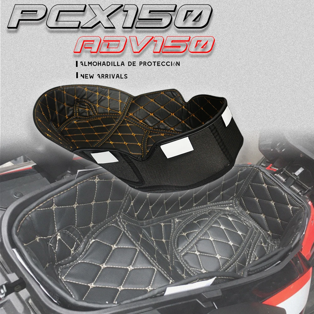 

For Honda PCX125 PCX150 ADV150 pcx 125 150 adv 150 Rear Trunk Cargo Liner Protector Motorcycle Seat Bucket Pad Storage Box mat
