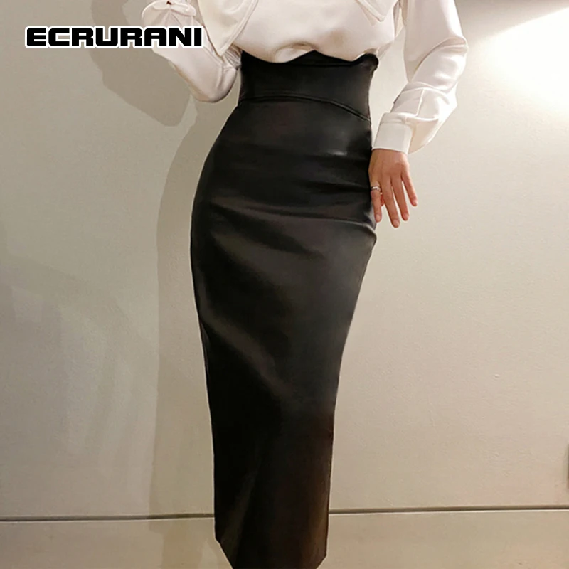 ECRURANI Black Slimming Skirts For Women High Waist Solid Girdle Patchwork Midi Skirt Females Summer Clothing 2021 Fashion Style
ECRURANI Black Slimming Skirts For Women High Waist Solid Girdle Patchwork Midi Skirt Females Summer Clothing 2021 Fashion Style