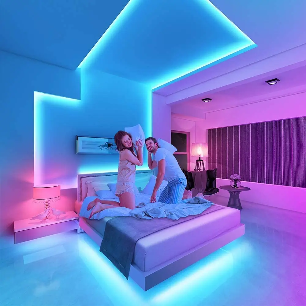Nightlight Neon Tape Usb Mini Music Voice Controller Led Strip Lights Bedroom Decoration Lamp Wifi D30 | Лампы и освещение