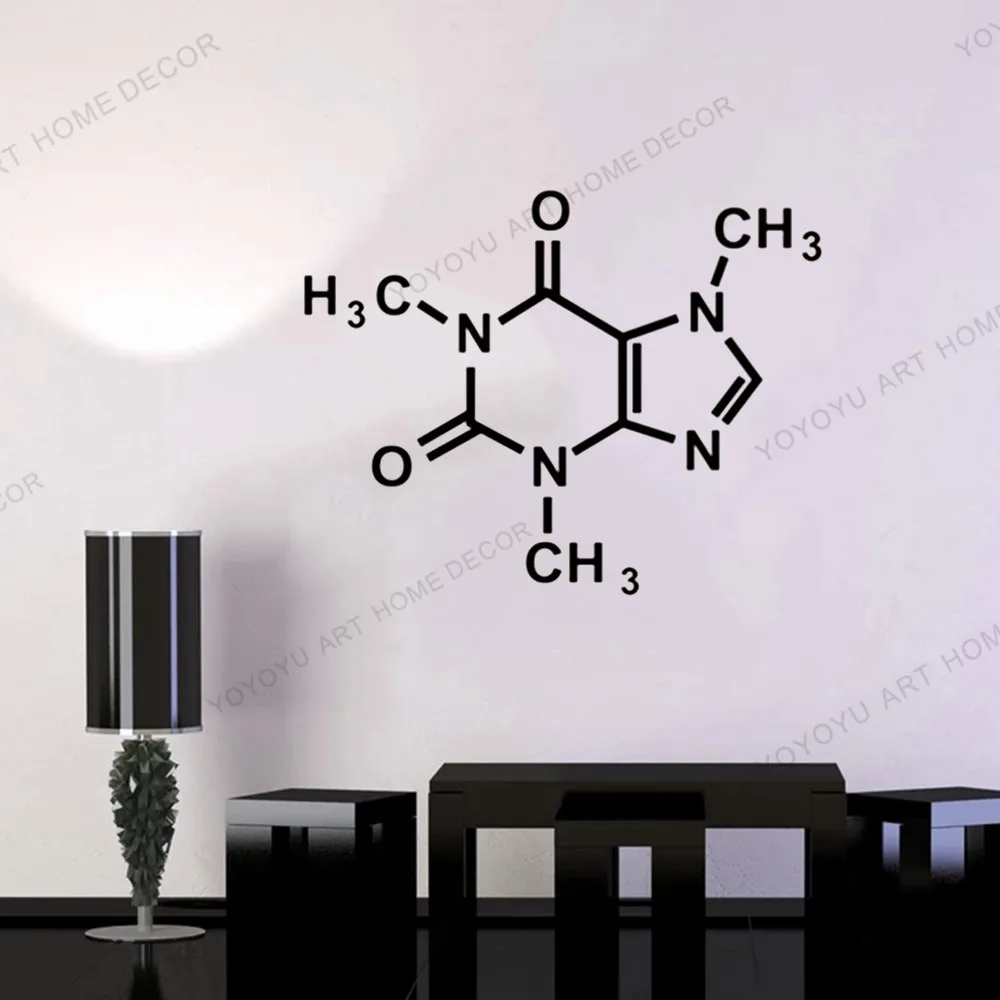 Chemistry Design Caffeine Molecule Periodic Table Elements School Class Room Decor Vinyl Wall Decal Learing Wall Sticker rb659
Chemistry Design Caffeine Molecule Periodic Table Elements School Class Room Decor Vinyl Wall Decal Learing Wall Sticker rb659