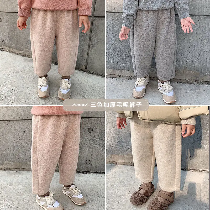 Children Clothes Girls Boys Baby Spring Autumn Tracksuit Pants Kids Casual Cotton Woolen Straight Trousers
Children Clothes Girls Boys Baby Spring Autumn Tracksuit Pants Kids Casual Cotton Woolen Straight Trousers