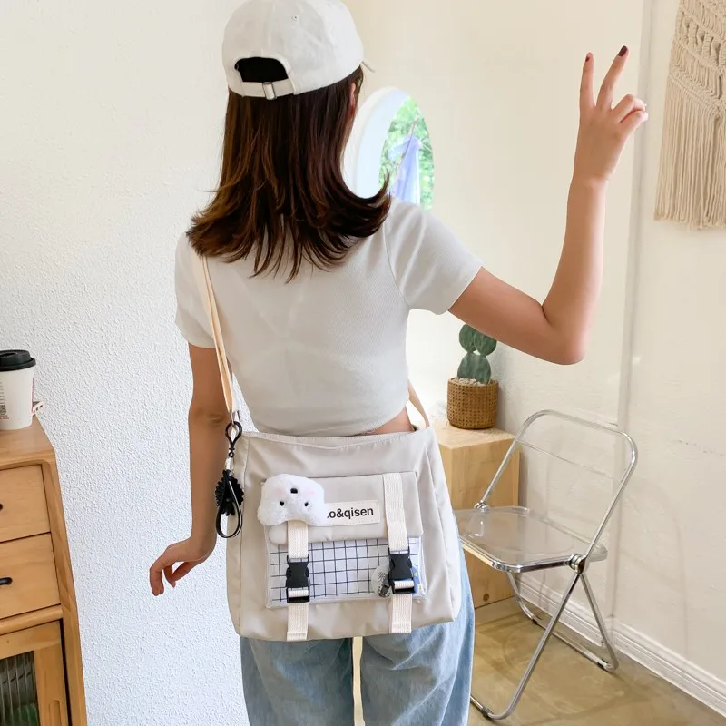 Women Casual Messenger Canvas Bag Crossbody Bag Single Should Bags Handbag Ladies Multi-pocket Tote Shoulder Bag Messenger Bag
Women Casual Messenger Canvas Bag Crossbody Bag Single Should Bags Handbag Ladies Multi-pocket Tote Shoulder Bag Messenger Bag