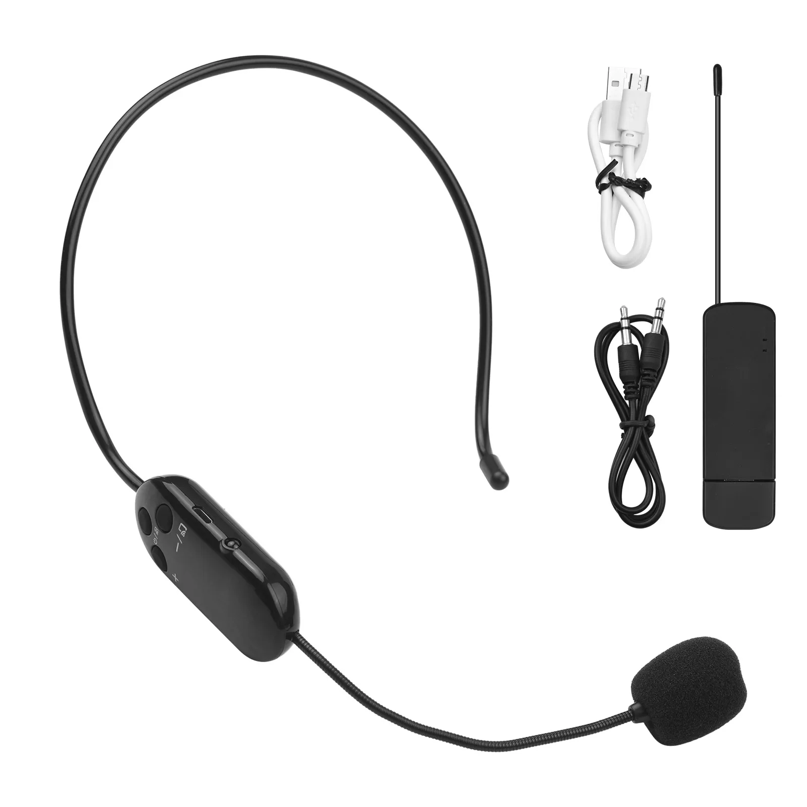 Беспроводная гарнитура со встроенным аккумулятором, 3,5 мм/USB 
Беспроводная гарнитура со встроенным аккумулятором, 3,5 мм/USB