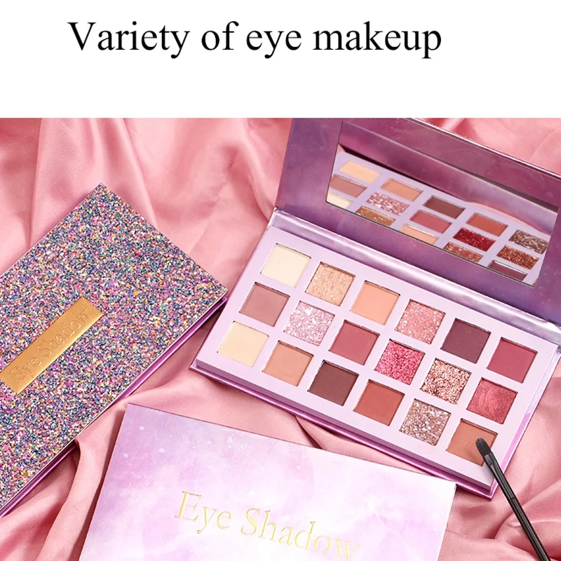HANKEY 18 Colors Natural Shimmer Matte Eyeshadow Palette Waterproof Easy to Makeup Eyeshadow Palette
HANKEY 18 Colors Natural Shimmer Matte Eyeshadow Palette Waterproof Easy to Makeup Eyeshadow Palette