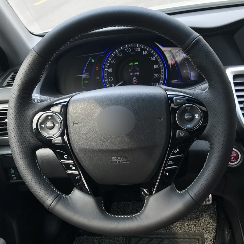Steering Wheel Cover DIY For Honda Odyssey 2018 Accord 2013-2016 Top Layer Leather Car Accessories
Steering Wheel Cover DIY For Honda Odyssey 2018 Accord 2013-2016 Top Layer Leather Car Accessories