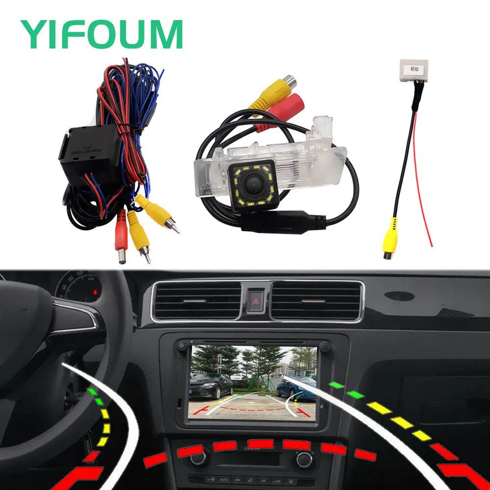 Камера заднего вида «рыбий глаз» для Skoda Rapid 2015 2016 2017 
Камера заднего вида «рыбий глаз» для Skoda Rapid 2015 2016 2017