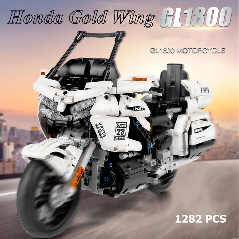 In stock Techni 2018 Gold Wing GL1800 Motorcycle MOC-29381 Technology Building Blocks Bricks Model Kids Toys Christmas Gifts
In stock Techni 2018 Gold Wing GL1800 Motorcycle MOC-29381 Technology Building Blocks Bricks Model Kids Toys Christmas Gifts