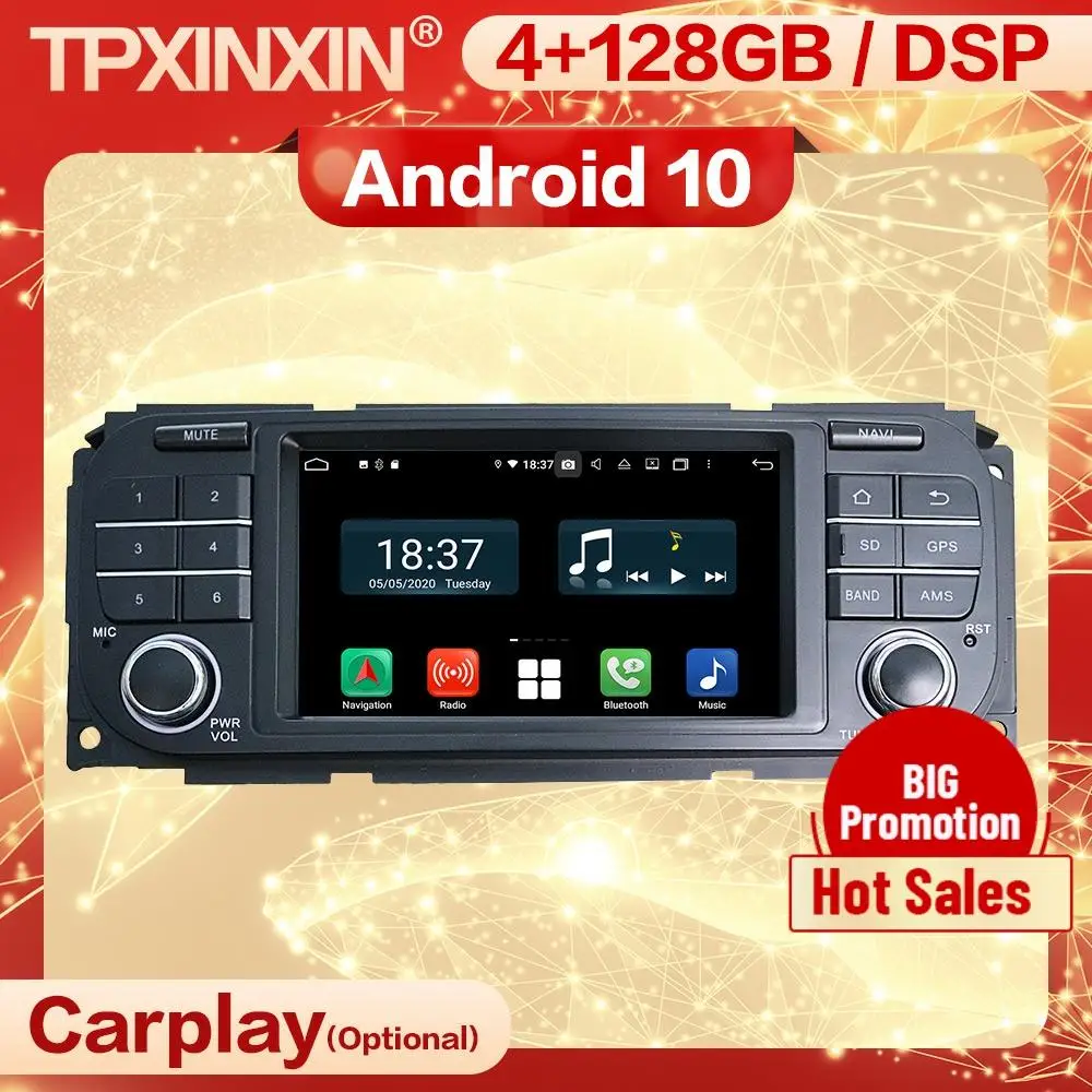 4+128G Carplay 2 Din Android 10 Multimedia Stereo Receiver For Jeep Compass Wrangler Universal Auto Radio Audio Player Head Unit
4+128G Carplay 2 Din Android 10 Multimedia Stereo Receiver For Jeep Compass Wrangler Universal Auto Radio Audio Player Head Unit