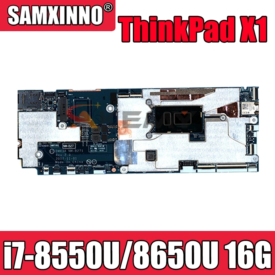 NM-B271 для ThinkPad X1 планшет 3rd Материнская плата ноутбука FRU 01AW882 01AW883 01AW878 01AW876 i7 8550U/8650U