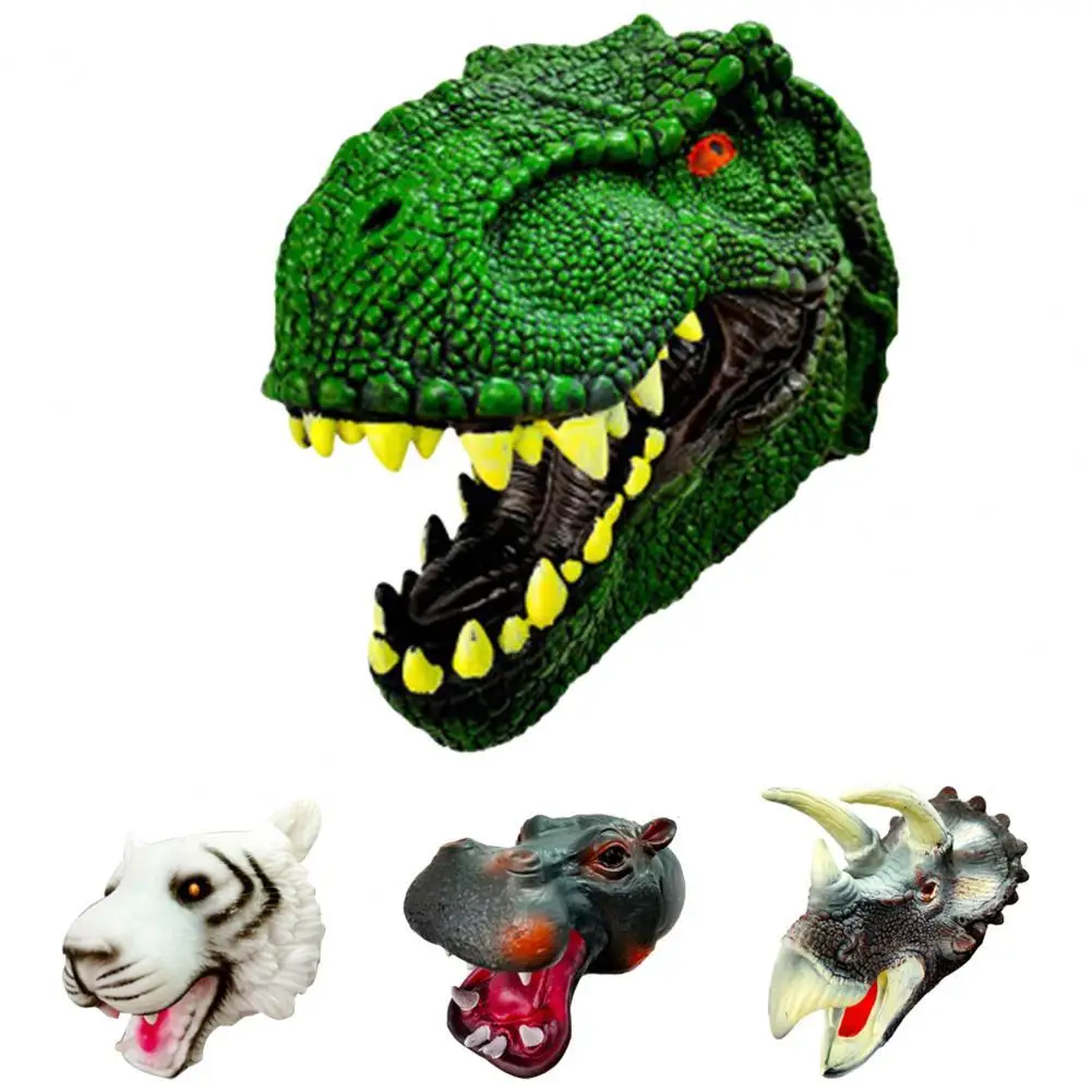 Hand Puppet Non-fading High Simulation Educational Tyrannosaurus Tiger Triceratops Hippo Hand Puppet for Child Adults Toys
Hand Puppet Non-fading High Simulation Educational Tyrannosaurus Tiger Triceratops Hippo Hand Puppet for Child Adults Toys