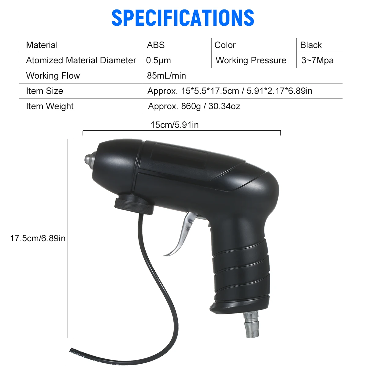 Atomizing Sprayer Pneumatic Atomizer Electric Sprayer Air Purifying Spray Machine Anti-mildew Formaldehyde Removal Sprayer Gun
Atomizing Sprayer Pneumatic Atomizer Electric Sprayer Air Purifying Spray Machine Anti-mildew Formaldehyde Removal Sprayer Gun