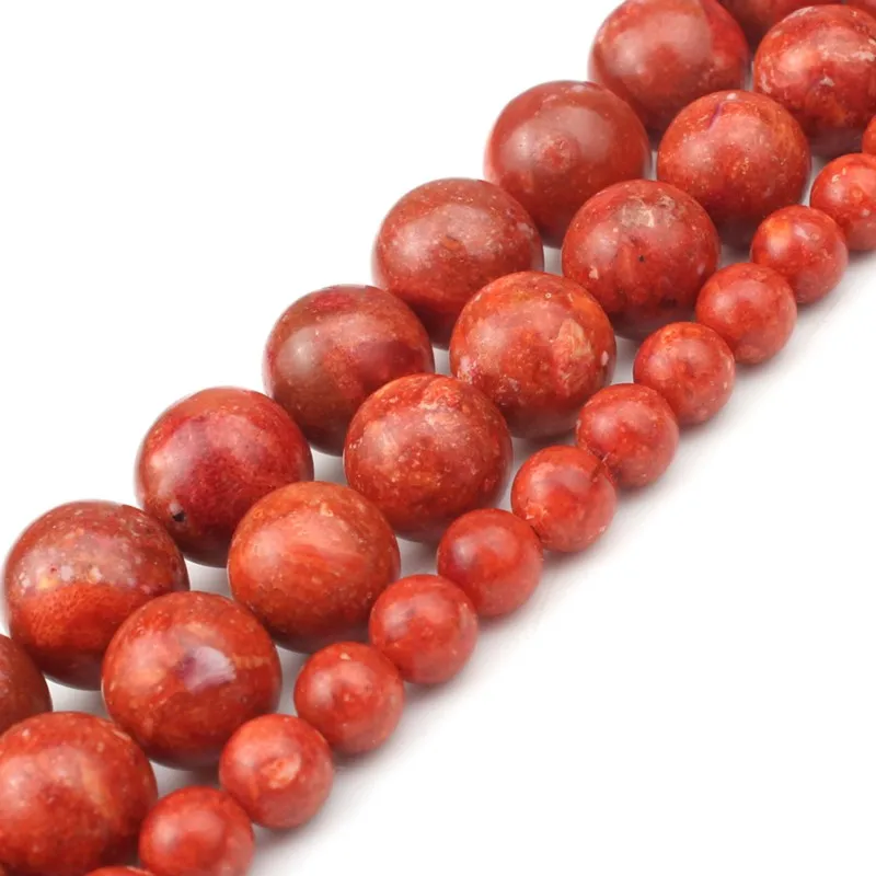 Natural Red Coral Stone Beads For Jewelry Making Accessories 6 8 10 12 mm DIY Women Charm Bracelet Necklace 15 inch Wholesale
Natural Red Coral Stone Beads For Jewelry Making Accessories 6 8 10 12 mm DIY Women Charm Bracelet Necklace 15 inch Wholesale