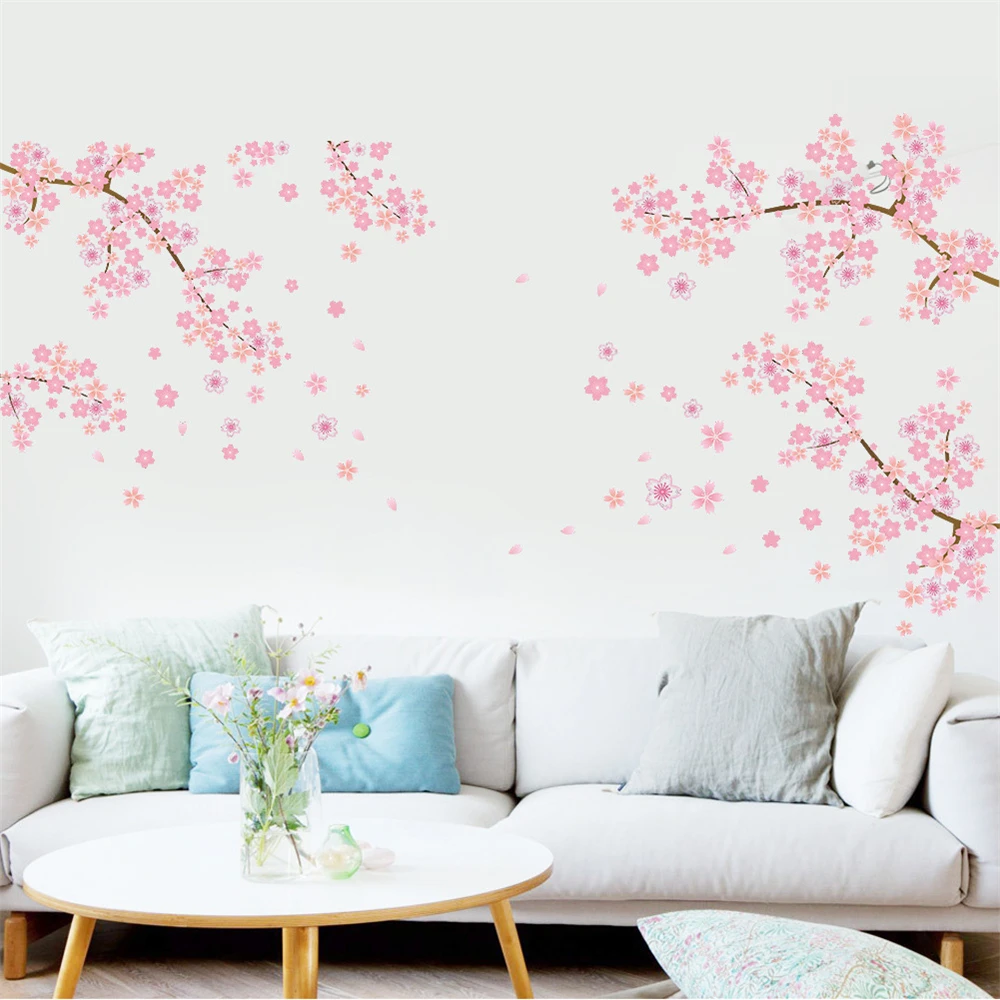 Romantic Pink Plum PVC Wall Stickers Windows Sticker Baby Bedroom Living Room Decor Home Decoration Accessories
Romantic Pink Plum PVC Wall Stickers Windows Sticker Baby Bedroom Living Room Decor Home Decoration Accessories