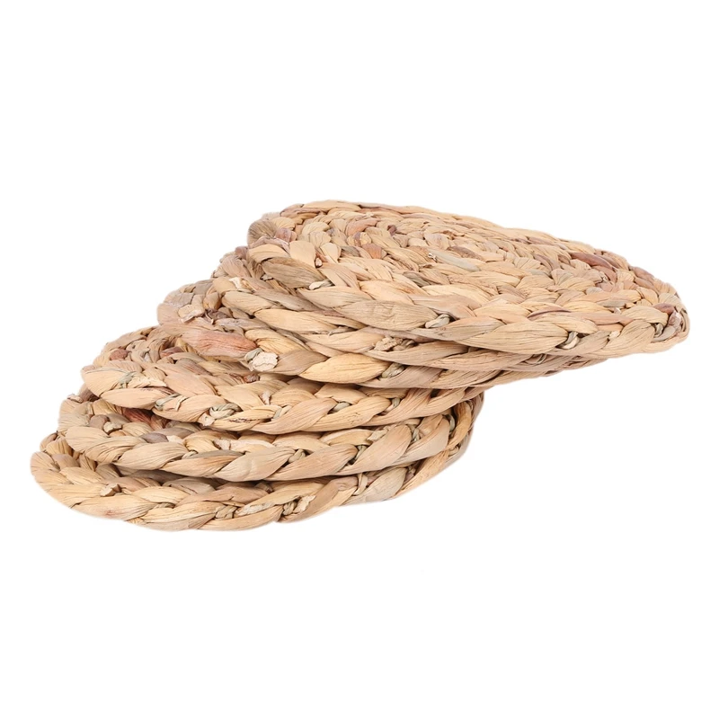 6Pack Round Woven Placemats for Dining Table, 7.8 Inch Straw Braided Placemat, Heat Resistant Non-Slip Weave Placemats
6Pack Round Woven Placemats for Dining Table, 7.8 Inch Straw Braided Placemat, Heat Resistant Non-Slip Weave Placemats