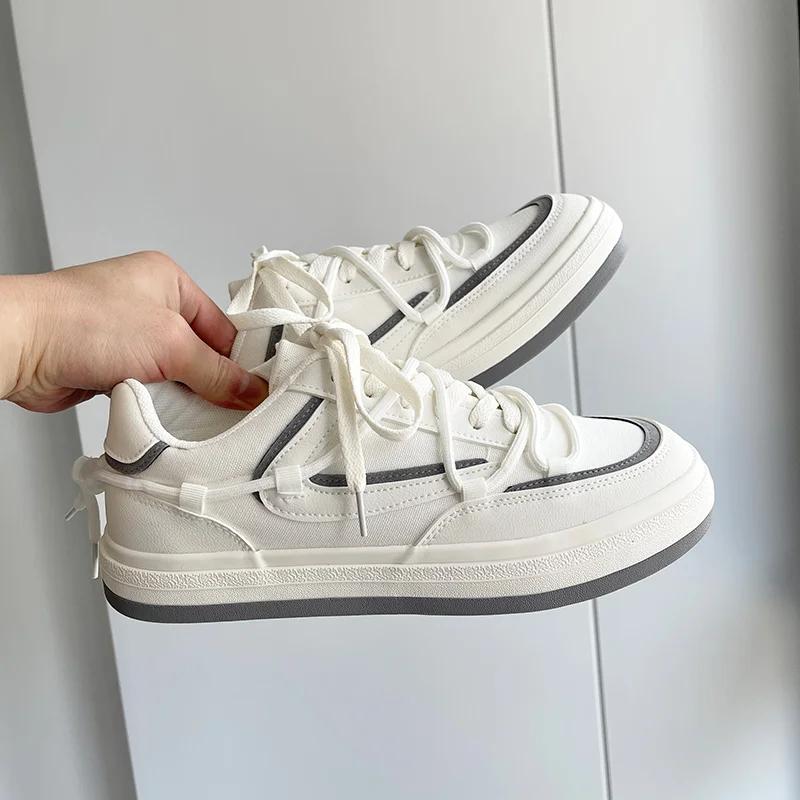 New Thick Soled Big Head Korean Versatile Student Trend Canvas Shoes Mens Running Sneakers Comfortable Breathable Stylish
New Thick Soled Big Head Korean Versatile Student Trend Canvas Shoes Mens Running Sneakers Comfortable Breathable Stylish