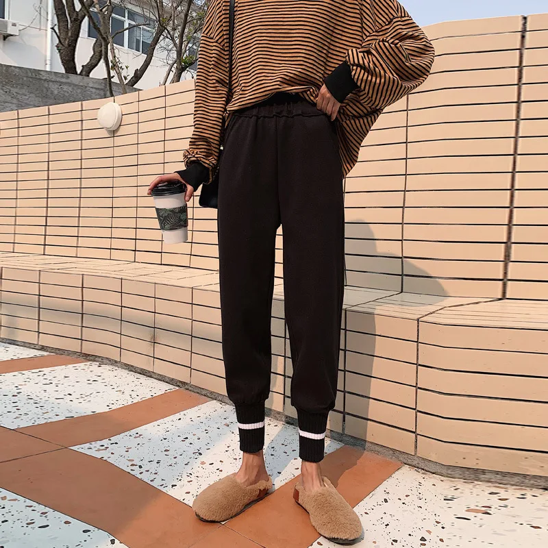 Striped Harem Pants Women 2020 Winter Clothes Wool Warm Thick Mujer Pantalones Autumn Korean Style Trousers New
Striped Harem Pants Women 2020 Winter Clothes Wool Warm Thick Mujer Pantalones Autumn Korean Style Trousers New