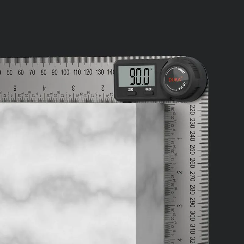 DUKA угловая линейка 40 см электронный транспортир светодиодный дисплей 360 градусов Гониометр из нержавеющей стали точный угломер Деревообра...
DUKA угловая линейка 40 см электронный транспортир светодиодный дисплей 360 градусов Гониометр из нержавеющей стали точный угломер Деревообра...